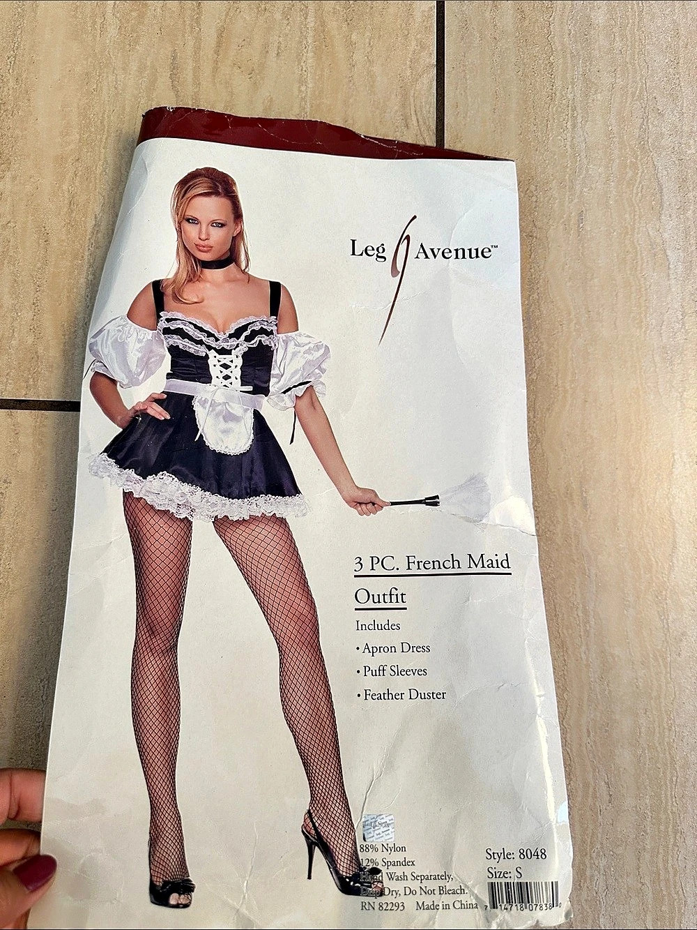 Leg Avenue French Maid Sexy Halloween Costume Women’s Size Small